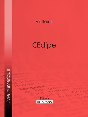 cover image of Œdipe
